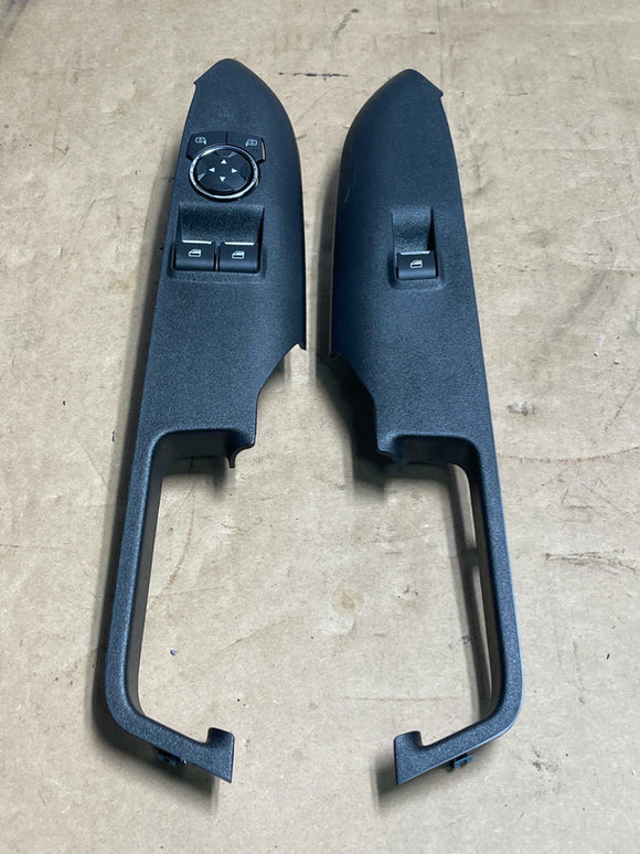 2018-23 Ford Mustang GT Coupe Window Switch Bezels Pair 205