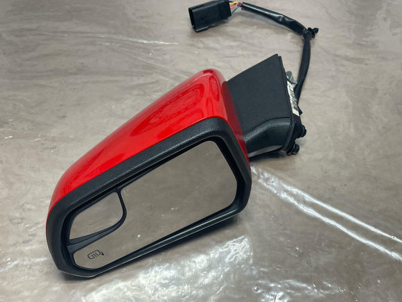 2015-23 Ford Mustang Driver LH Mirror PQ Race Red Heated Puddle 212