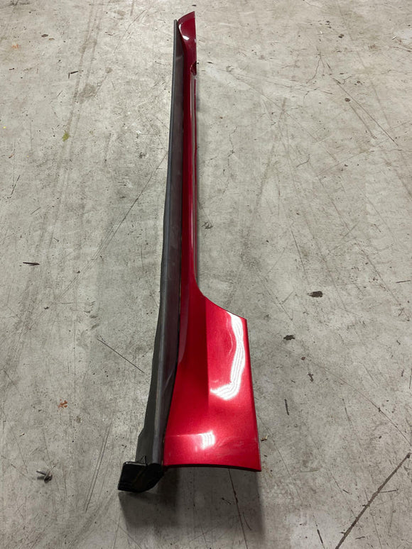 2015-23 Ford Mustang Left Driver Side Skirt (Code RR- Ruby Red) 214