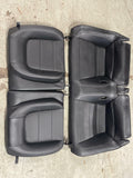 2015-17 Ford Mustang GT Coupe Rear Seat Set- Leather, Silver Stitching 211