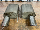 2013-14 Ford Mustang GT Borla ATAK Axle Back Mufflers Pair 239