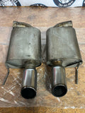 2013-14 Ford Mustang GT Borla ATAK Axle Back Mufflers Pair 239