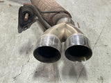 2015-23 Ford Mustang Exhaust Straight Pipe No Muffler Quad Tip 236