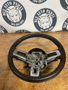 2015-17 Ford Mustang GT Leather Steering Wheel w/ Paddles- 75k Miles 224