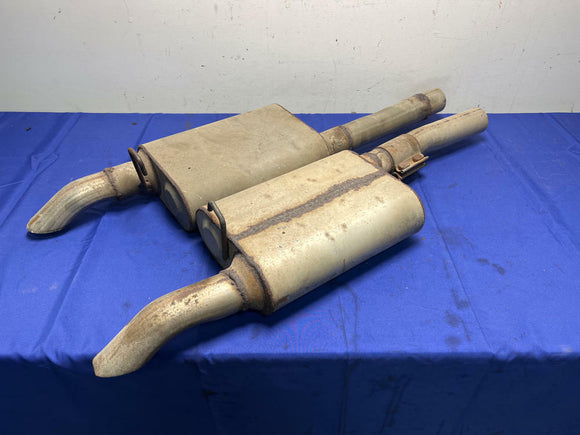 1994-95 Ford Mustang SVT Cobra Flowmaster Mufflers with Dumps 121