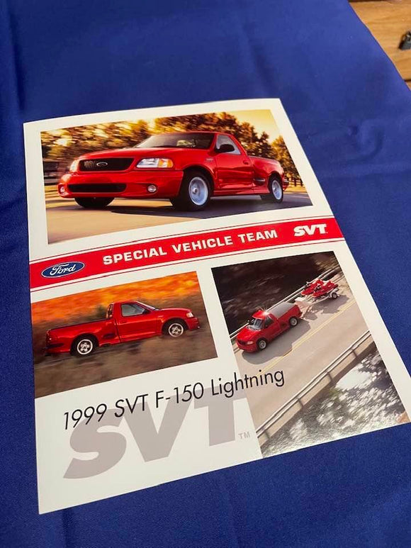 1999 SVT Lightning Dealer Card