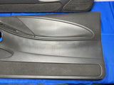 1999-04 Ford Mustang Coupe Dark Charcoal Door Panels Minor Damage 151